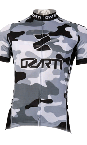 Maillot vélo Ozarm Camouflage Black/Grey
